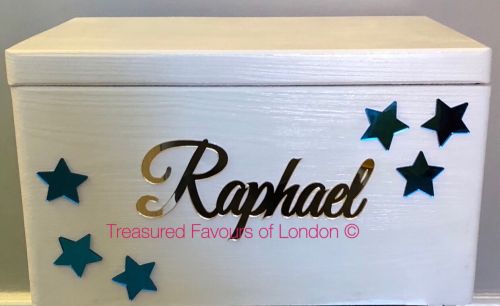 Personalised Wooden Christening Box