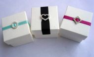 Square Box And Lid Jewelled Favour