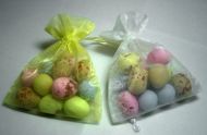 Organza Bag with Mini Eggs Easter Favour