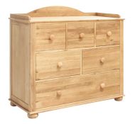 Amelie Oak Changer Chest of Drawers