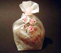 Scented Organza Bag filled with Real Rose and Lavender