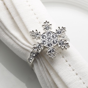 Snowflake Napkin Ring Christmas Favour